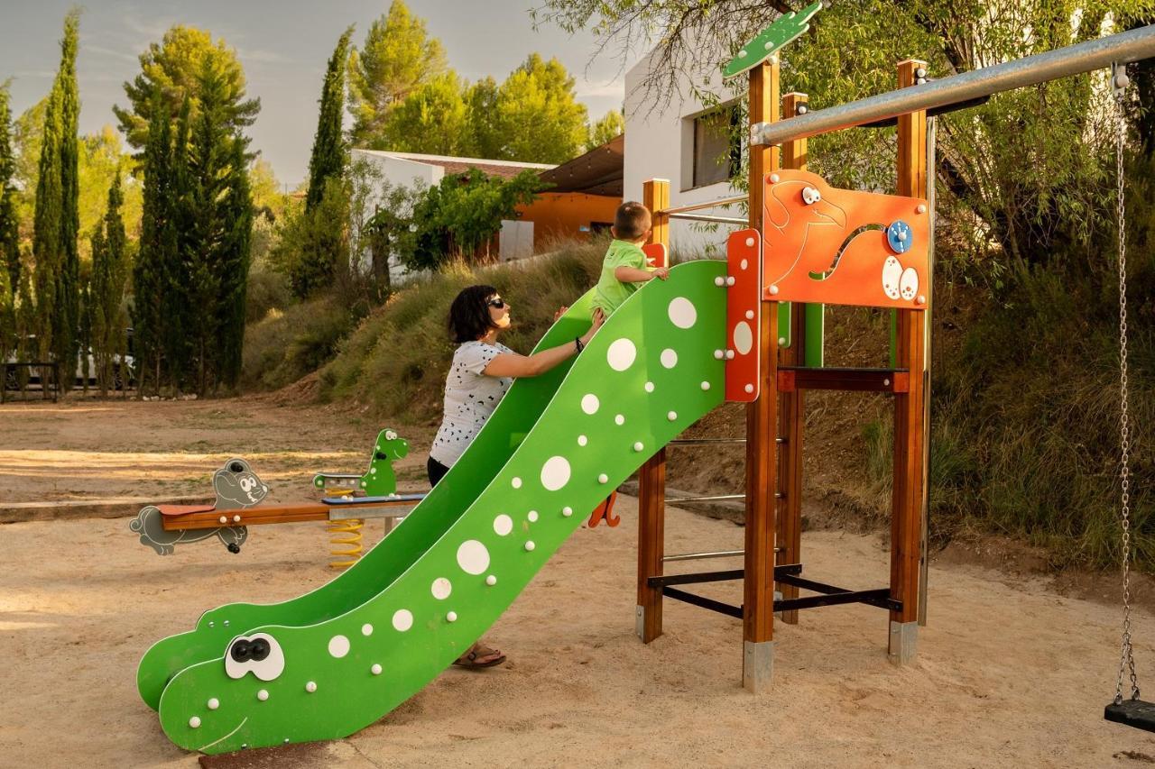 Slow Life Camping Venta Del Moro Buitenkant foto