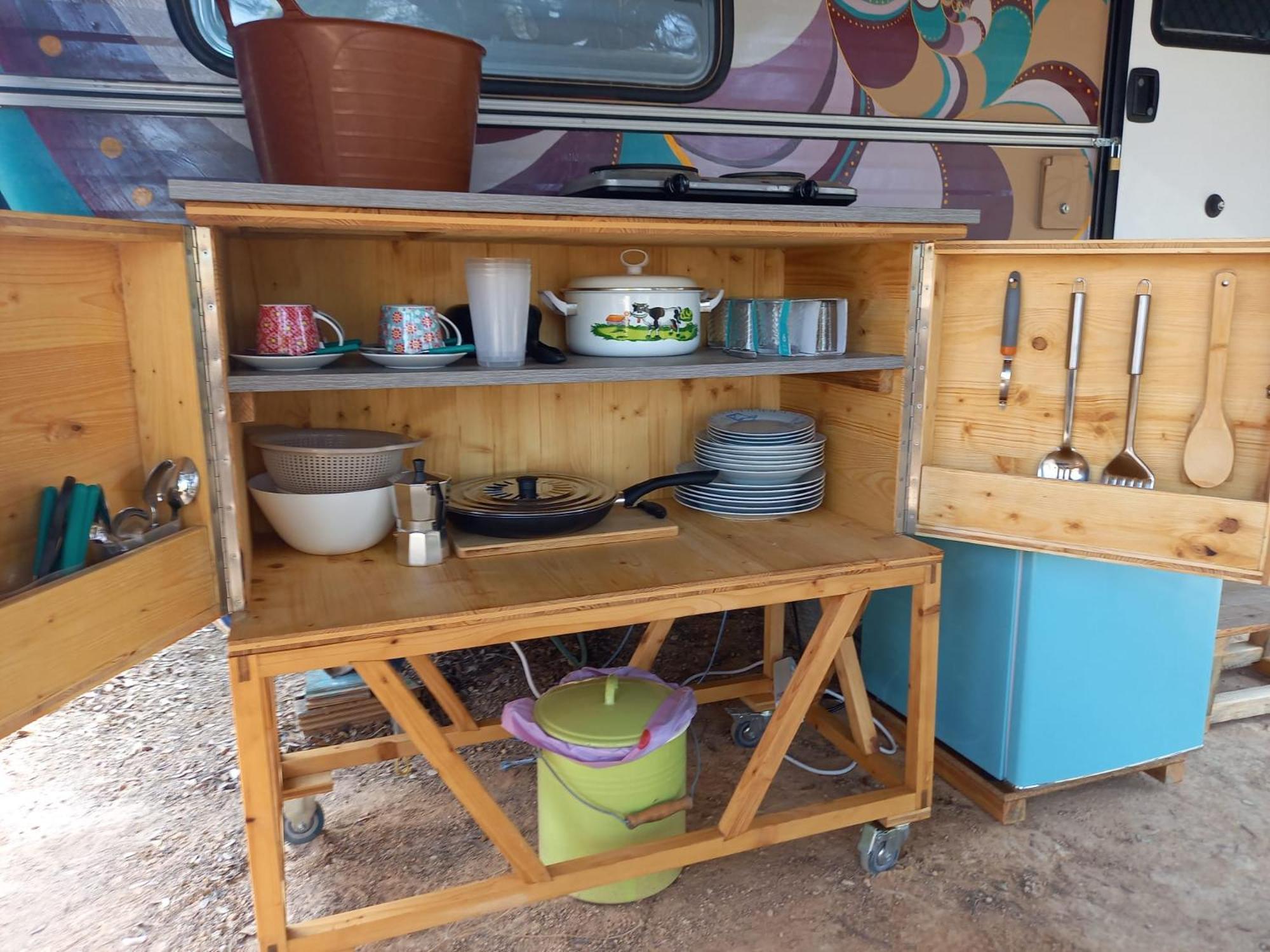 Slow Life Camping Venta Del Moro Buitenkant foto
