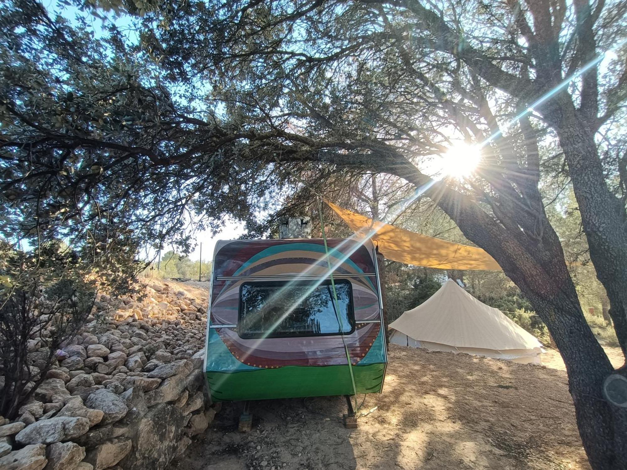 Slow Life Camping Venta Del Moro Buitenkant foto